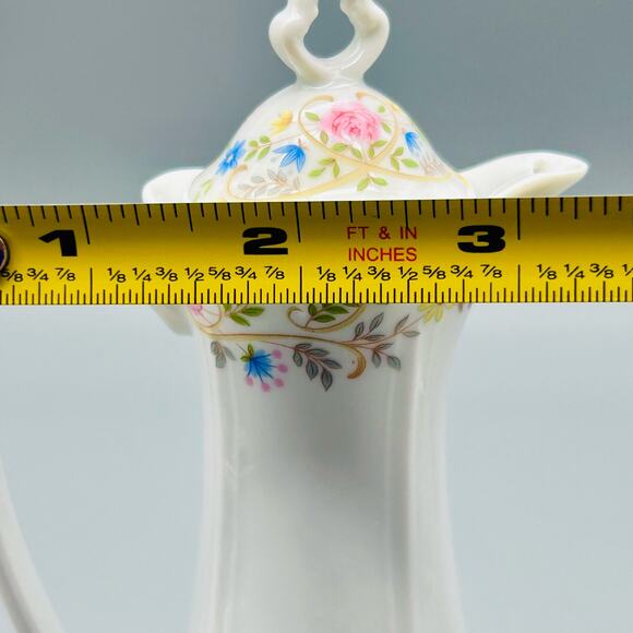 Chodziez Made in Poland Oil and Vinegar Floral Porcelain Cruet Set - Picture 11 of 11